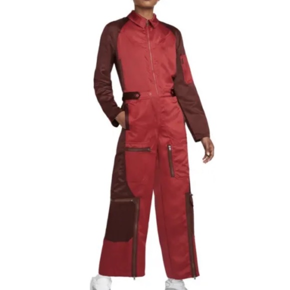 Air Jordan 23 Engineered Flight Jumpsuit Womens Small Rare DM5288-690 Red NWT